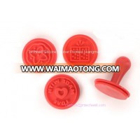 set of 3 home made silicone cookie stamp